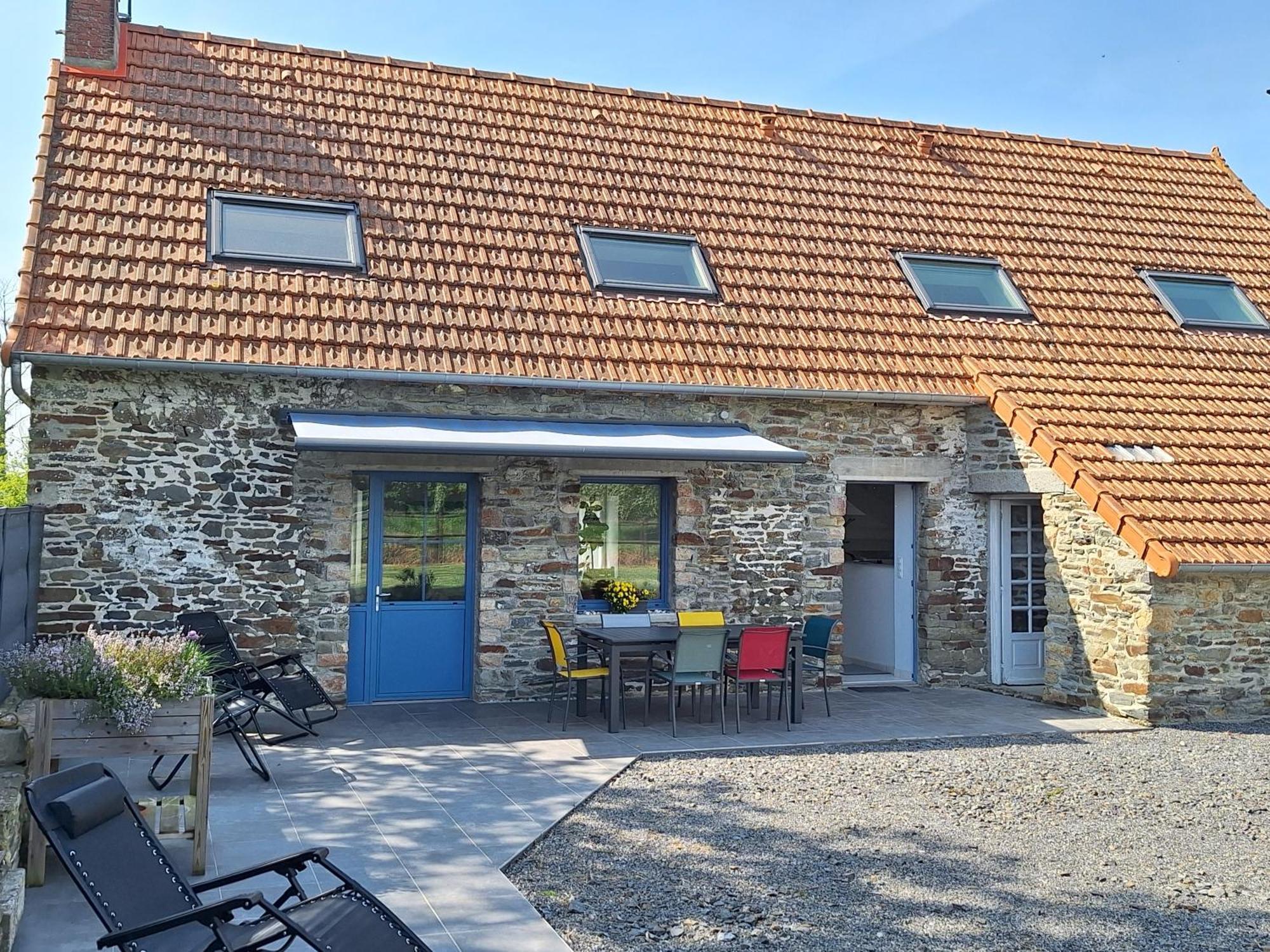 Villa Les Hirondelles De La Baie Vains Esterno foto